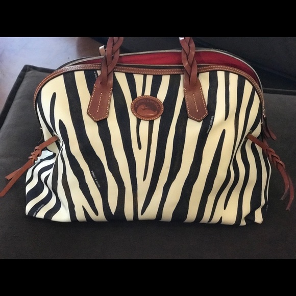 Dooney & Bourke Handbags - Dooney & Burke zebra tote